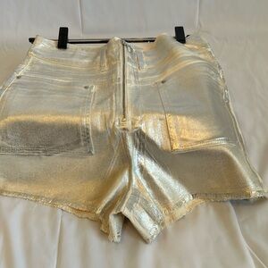 BA&SH. David short. Size 42, Color: Silver